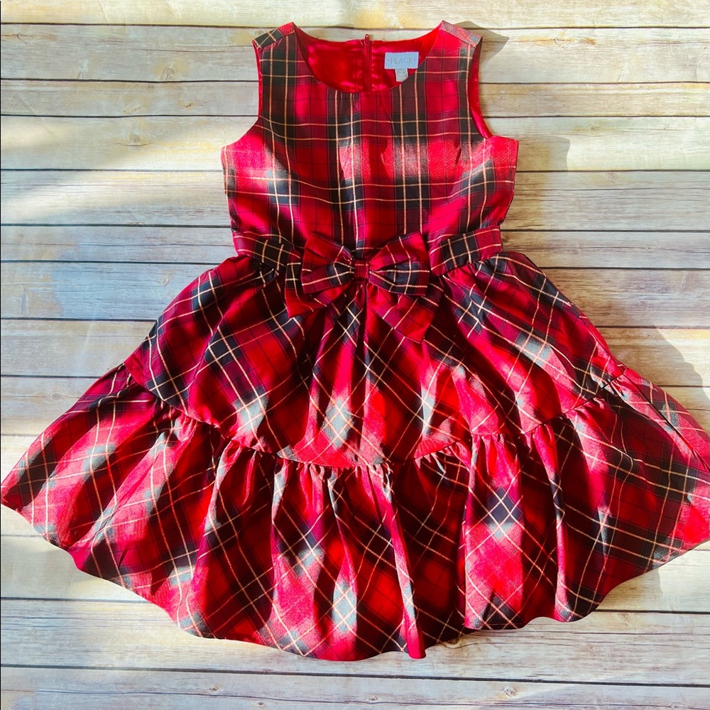 Red Plaid Holiday Dress